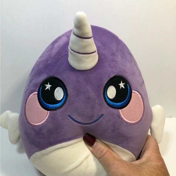 Purple Narwhal Stuffed Animal - Picture 2 of 9
